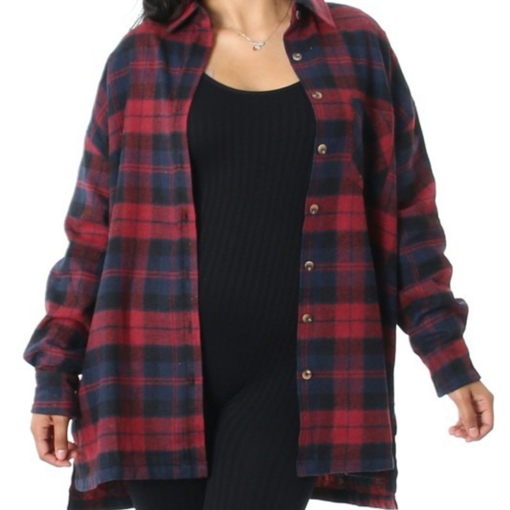 Change The Pace Plaid Button Up Flannel